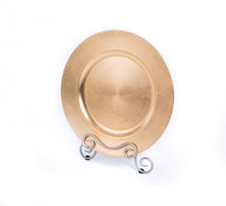 Gold Acrylic Charger