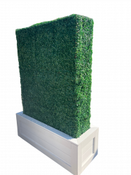 Faux Greenery Hedge Wall