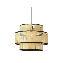 Woven Rattan Chandelier