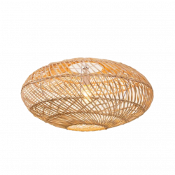 Vintage Rattan Chandelier