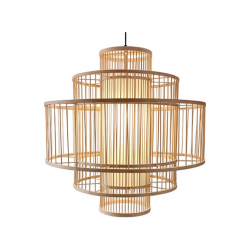 Birdcage Rattan Pendant (Large)