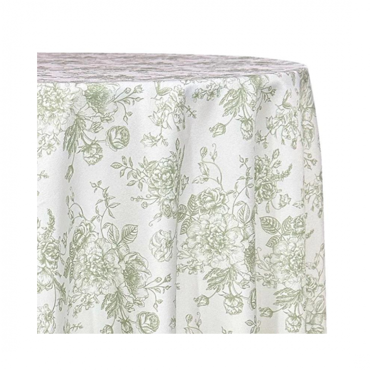 Sage French Toile 120 RND