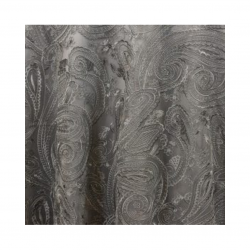 Silver Paisley Lace 108 RND