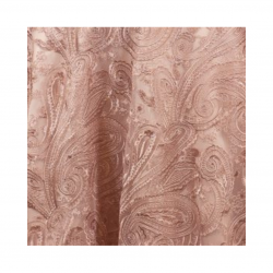 Blush Paisley Lace 120 RND