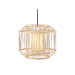 Birdcage Rattan Pendant (Small)