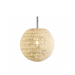 Rattan Luna Chandelier