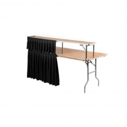 Table Top Bar w/ Black Skirt