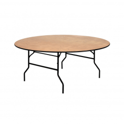 6-ft Round Table