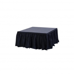 Stage Skirt (Black) 4' L x 24' H