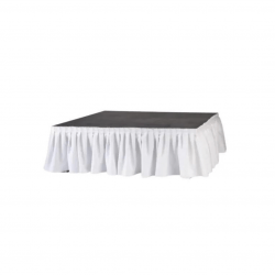 Stage Skirt (White) 8' L x 24 H