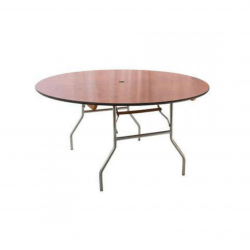 5-ft Round Table w/ Umbrella Hole