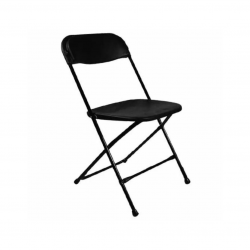 Black Folding Samsonite Chair