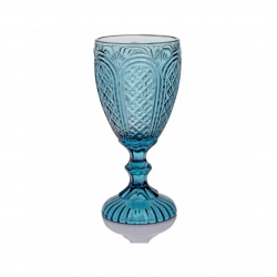 Blue Carousel Goblet