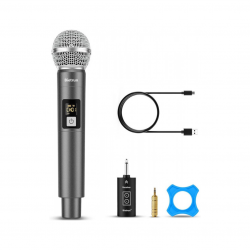 Wireless Dynamic Microphone with Receiver