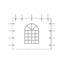 Window Sidewall - 8' x 10' (Ocean Side Rental)