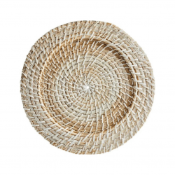 Acopa 13 Round Blonde Rattan Charger Plate