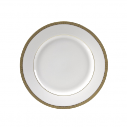 Patterned Gold Rimmed Salad Plate 8