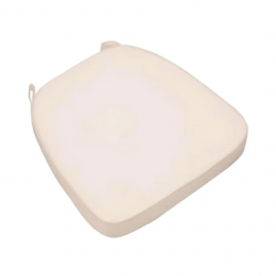 Ivory Crossback Chair Cushion