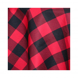 Red Buffalo Check on Twill