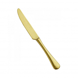 Brushed Gold Dinner Knife