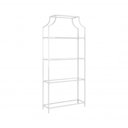 White Bar Back Shelving