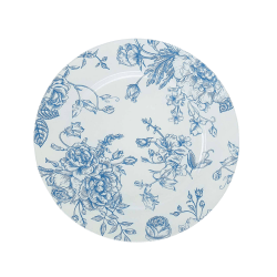 Blue Floral Charger