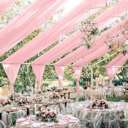 Tent Ceiling and Sideleg Drapes - Canopy Style