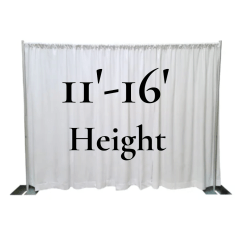 Maxi Frame Pipe & Drape: 11'- 16' height