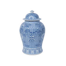 Twisted Lotus Small Temple Jar