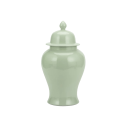 Celadon Temple Jar - M