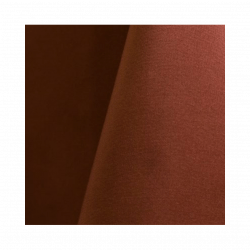 Terra Cotta Polyester 90 x 132