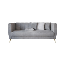 Luxe Gray Sofa