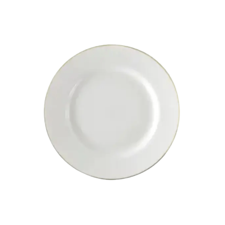 Gold Rimmed Dinner Plate 10 3/4