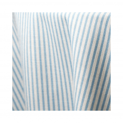 French Blue Morgan Stripe on Panama Napkin