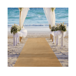 Burlap Wedding Aisle Runner (5' x 30')