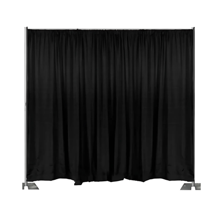 Black Pipe and Drape (10FT W X 10FT H)