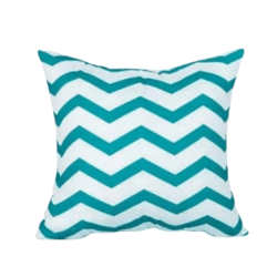 Chevron Teal Pillow