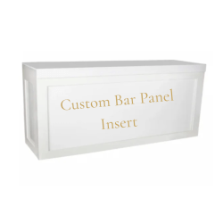 Classic White Bar-Custom Panel With Installation