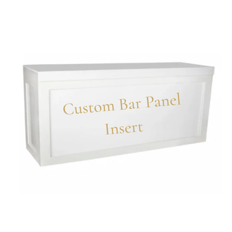 Classic White Bar-Custom Panel With Installation
