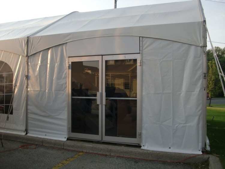Structure Double Glass Door
