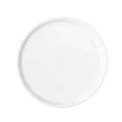 White Santorini Dinner Plate 10.25