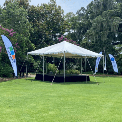 20 x 20 Tent & 16 x 16 Stage package