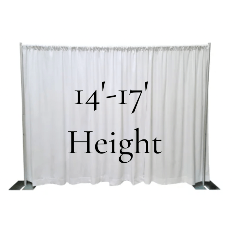 Super Frame Pipe & Drape: 14'-17' height
