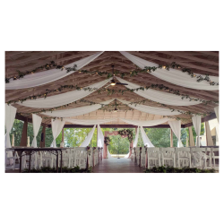 Ceiling draping - Parallel Swags