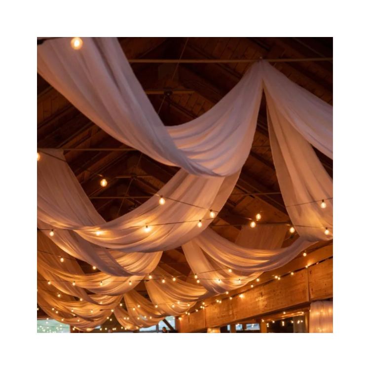 Ceiling Drapes - Radial Swagged