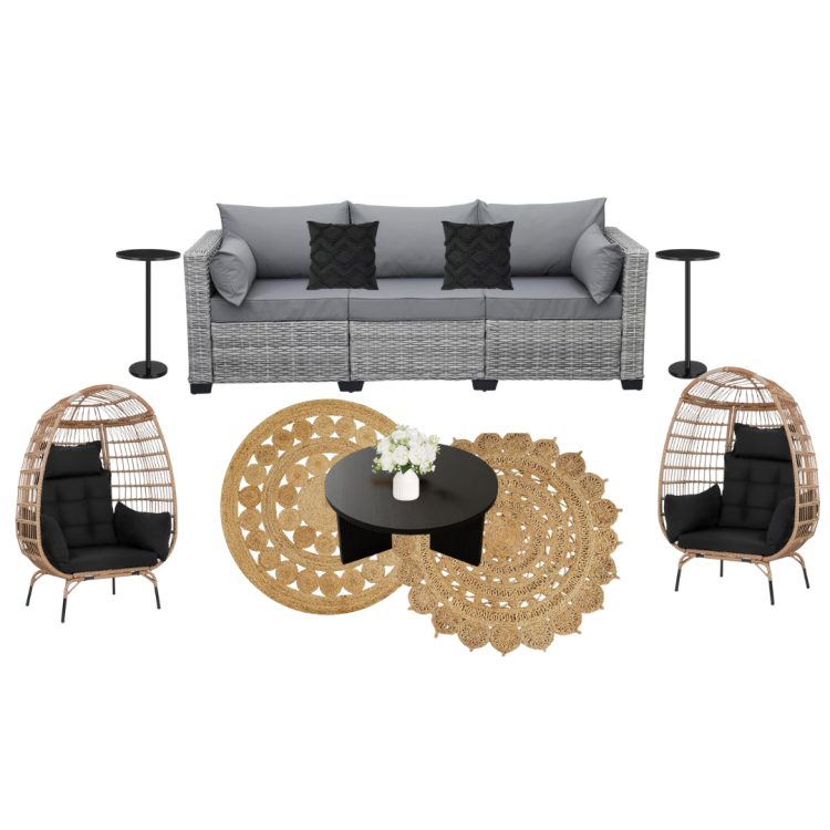 Sea Breeze Deluxe Egg Chair Package