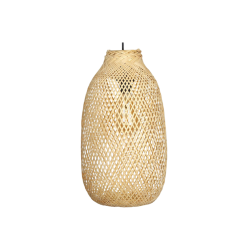 Woven Rattan Pendant (Medium Cylinder)