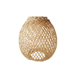 Woven Rattan Pendant (Small Round)