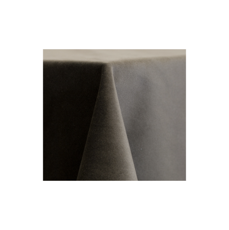 Charcoal Velvet 120 RND