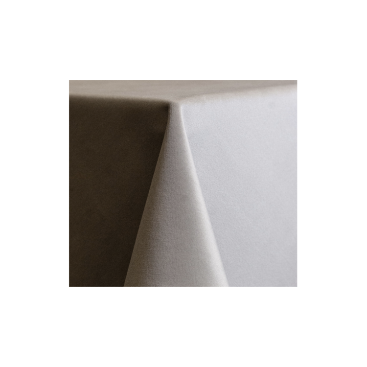 Silver Velvet Napkin
